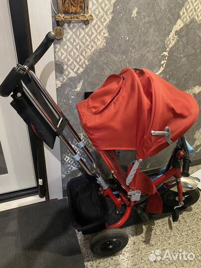 Детский велосипед с родительской ручкой