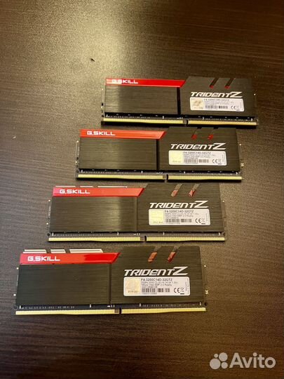 G skill TridentZ F4-3200C14D-32GTZ DDR4-3200 64Gb