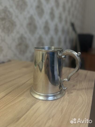 Оловянная пивная кружка