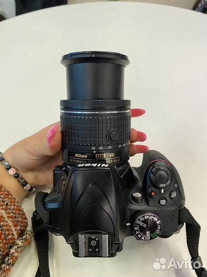 Фотоаппарат Nikon d3400 с объективом 80-300mm