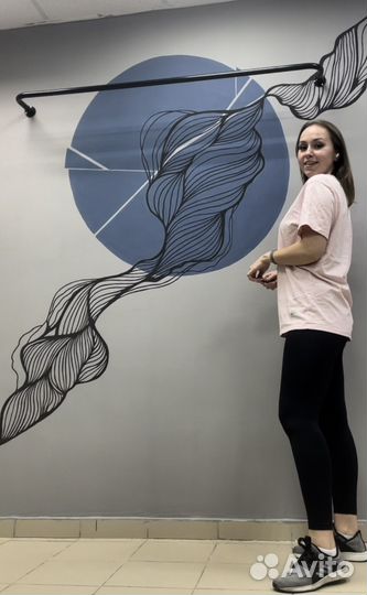 Художник. Роспись стен. Картины