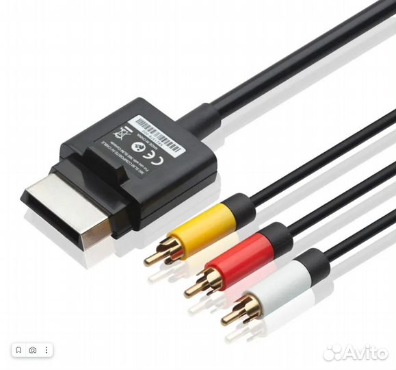 Шнур AV для приставки X-boxe 360 AV X-Box Slim