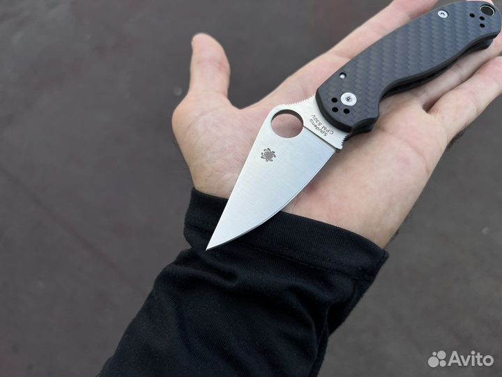 Нож spyderco paramilitary 3 карбон