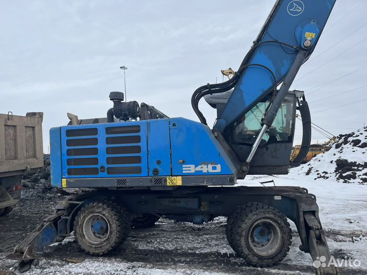 Грейферный погрузчик (перегружатель) FUCHS MHL 340, 2019