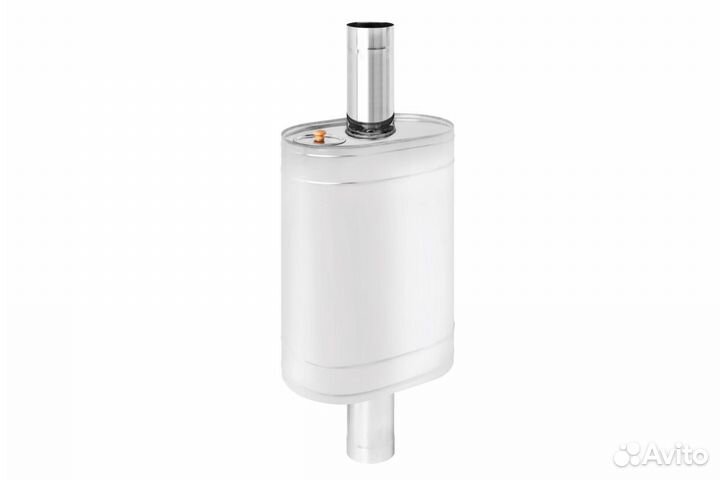 Бак на трубе для печи 60 литров