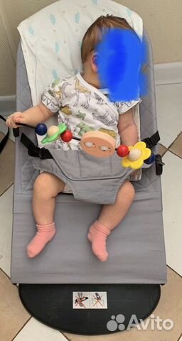 Шезлонг аналог babybjorn серый купить в Москве | Личные вещи | Авито