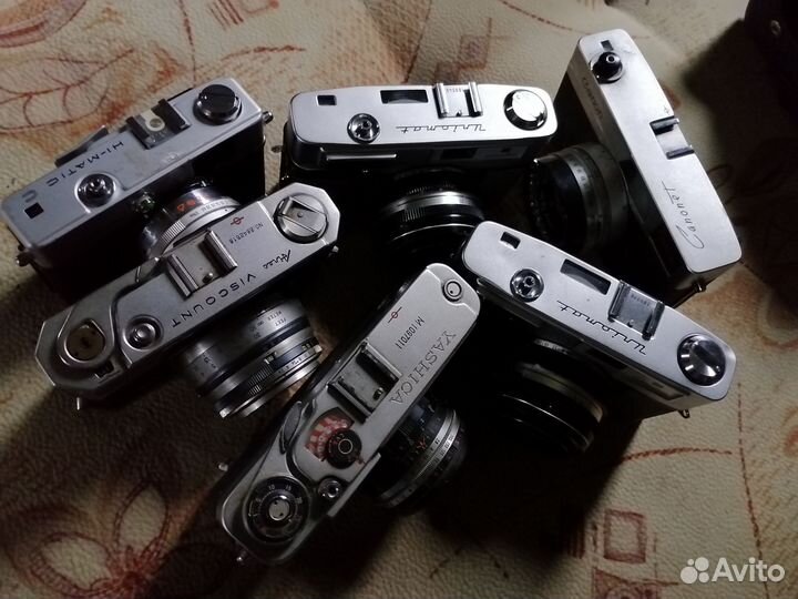 Фотоаппараты пленочные разные