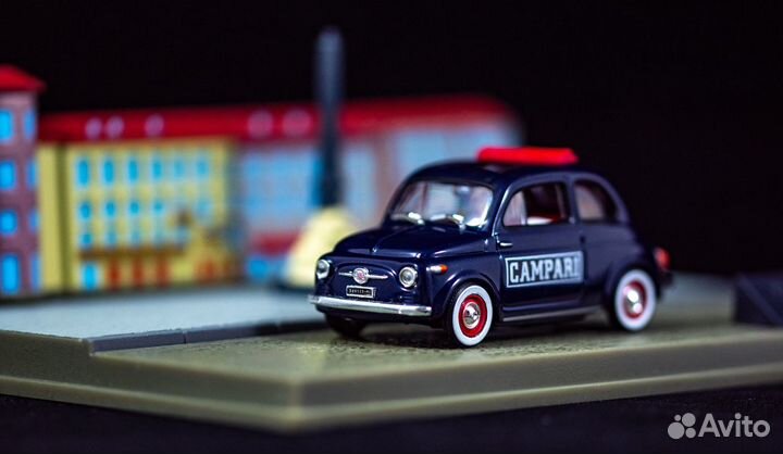 Fiat 500 Nuova campari 1:43 Diorama Диорама