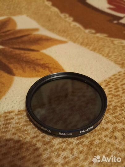 Светофильтр для фотоаппарата hoya 58mm PL-CIR