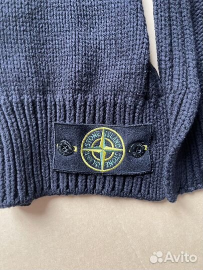 Легендарный шарф Stone Island с патчем