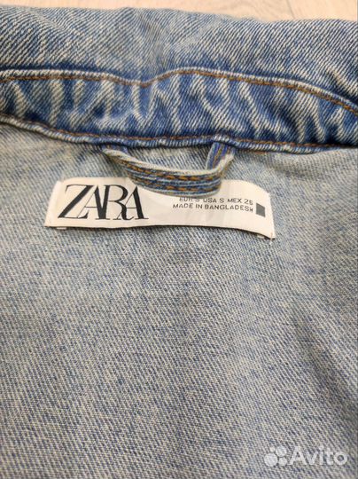 Джинсовая куртка zara оригинал