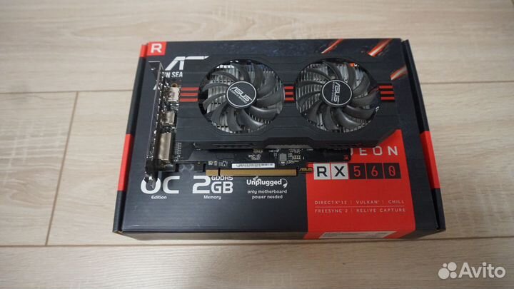 Видекарта Asus Radeon RX 560 2gb