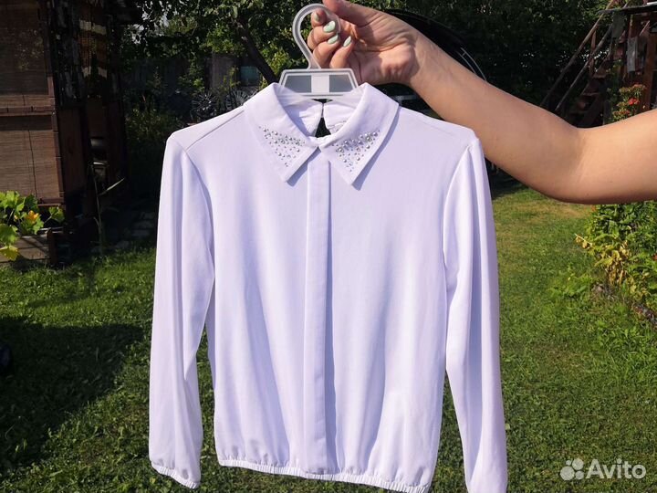 Блузка школьная 128