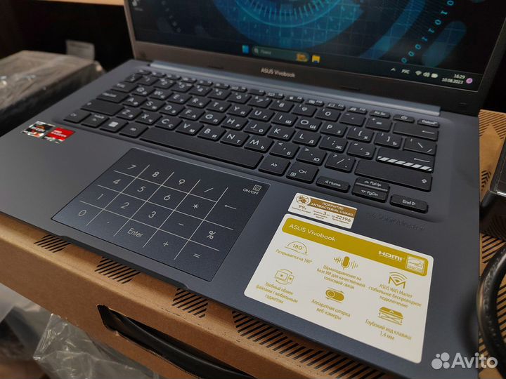 Абсолютно новый ультрабук Asus гарантия 1 год