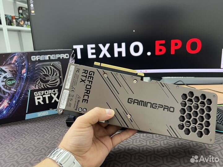 Видеокарта Palit RTX 3080 10Gb отличная