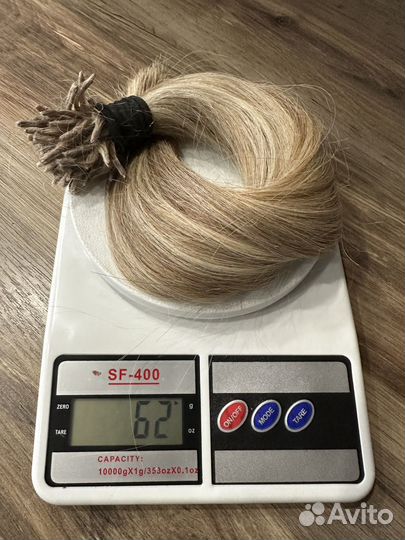 Волосы для наращивания б/у 38см, 60 грамм
