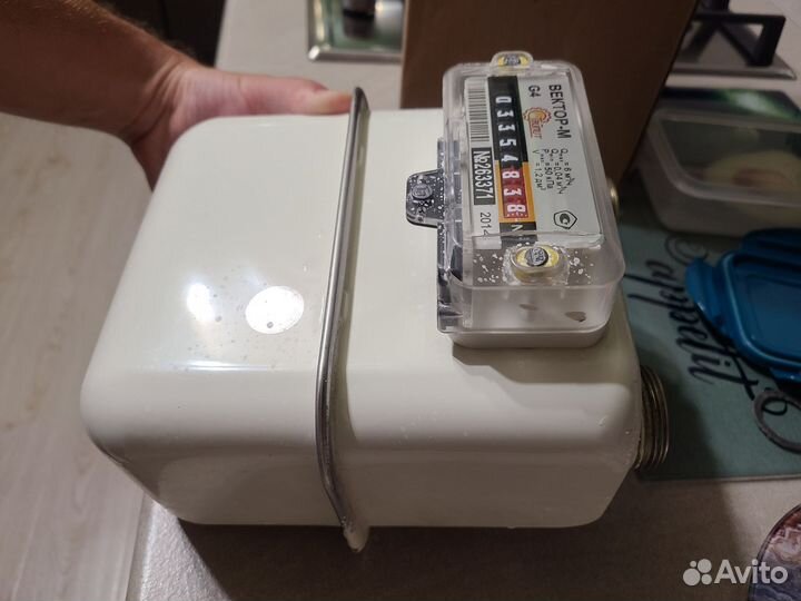 Газовый счетчик Вектор М левый