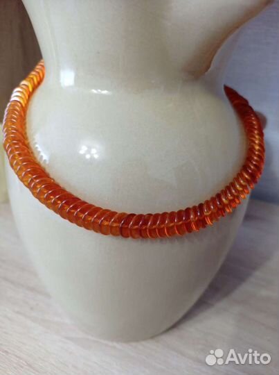 Бусы из натурального янтаря