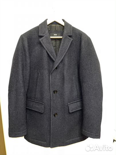 Пальто шерстяное boss