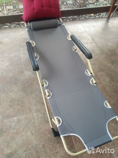 Кресло шезлонг складное
