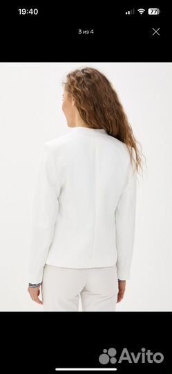 Жакет белый mango
