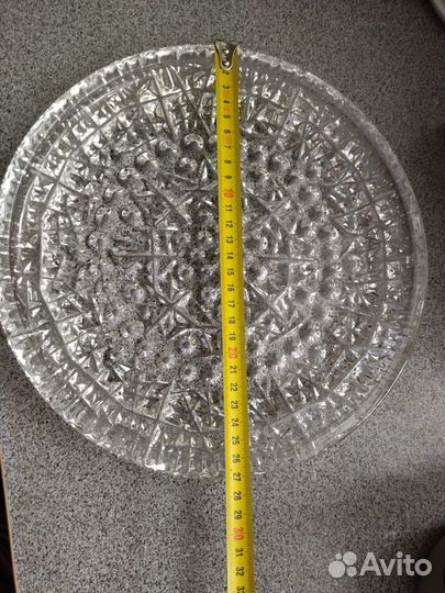 Хрустальное блюдо СССР