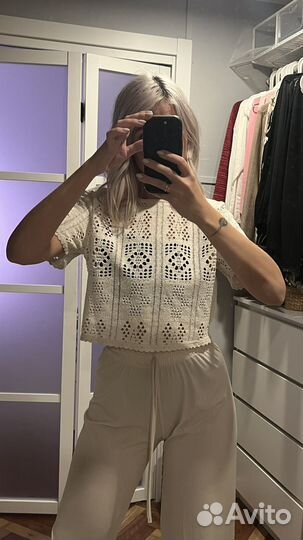 Топ кружевной