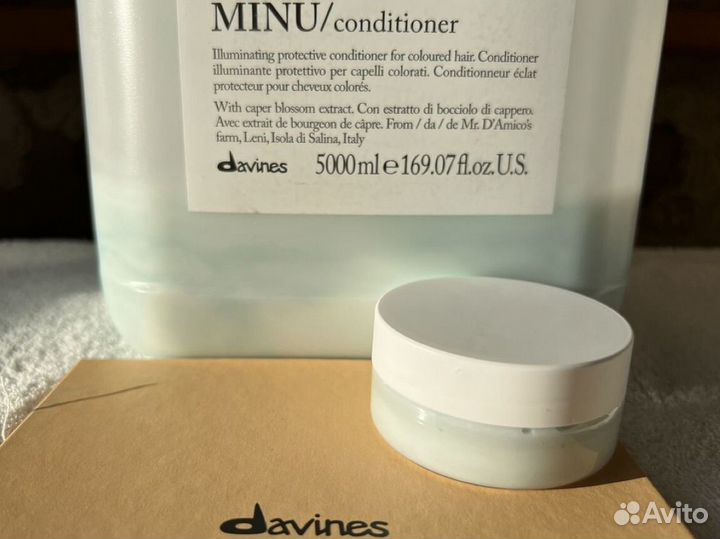 Davines minu шампунь/кондиционер 50 мл