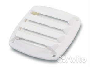 Вентиляционная решетка, белый пластик 86mm(L)*86