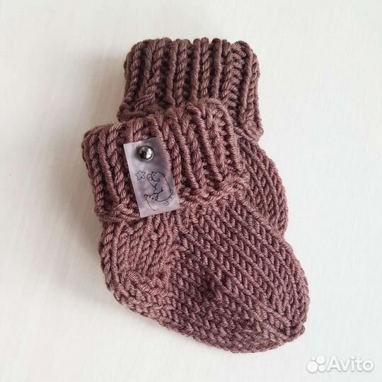 Вязаные носочки