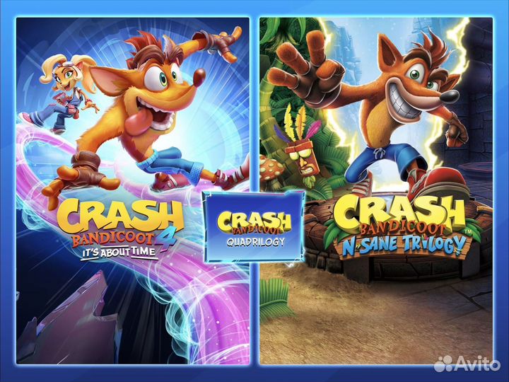 Набор игр Crash Bandicoot - Quadrilogy Bundle PS5