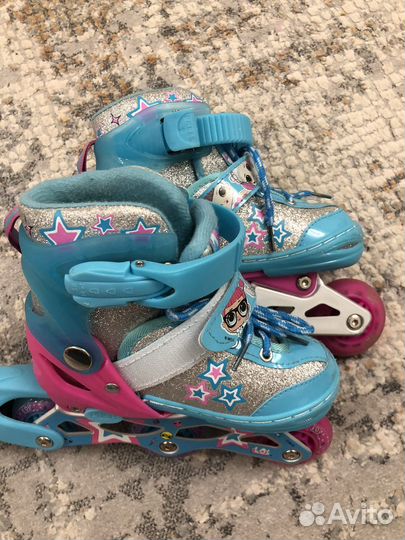 Роликовые коньки детские раздвижные