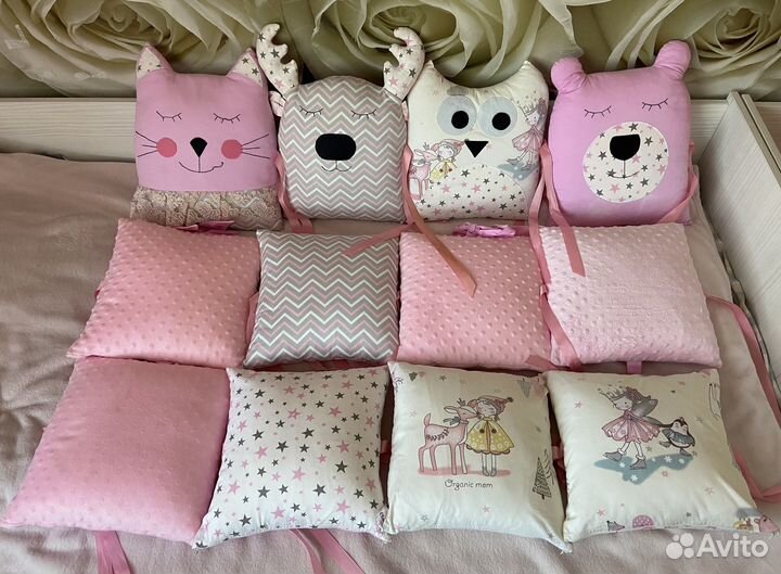 Подушки для детской кроватки