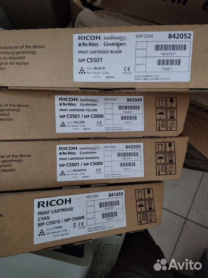 Картриджы Ricoh MP C5501