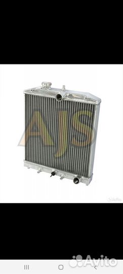 Радиатор алюмин Civic 92-02 60mm выход 32мм MT AJS