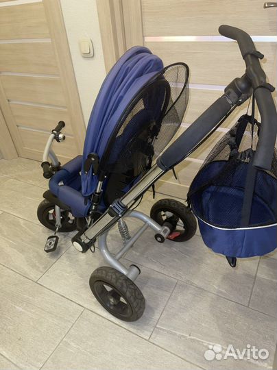 Детский велосипед с родительской ручкой