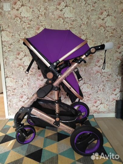 Новая Коляска wisesonle 2в1