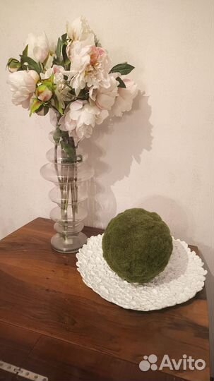 Шар из искусственного мха