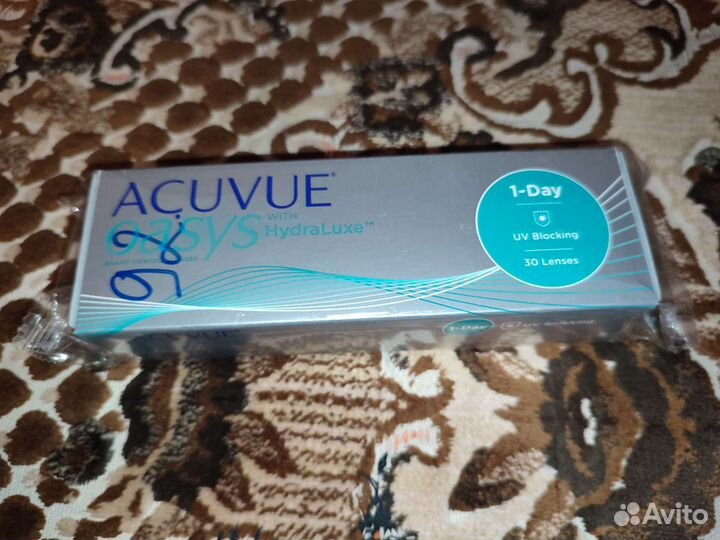 Линзы acuvue oasys 1-day D -0.75 BC 8.5 30 шт