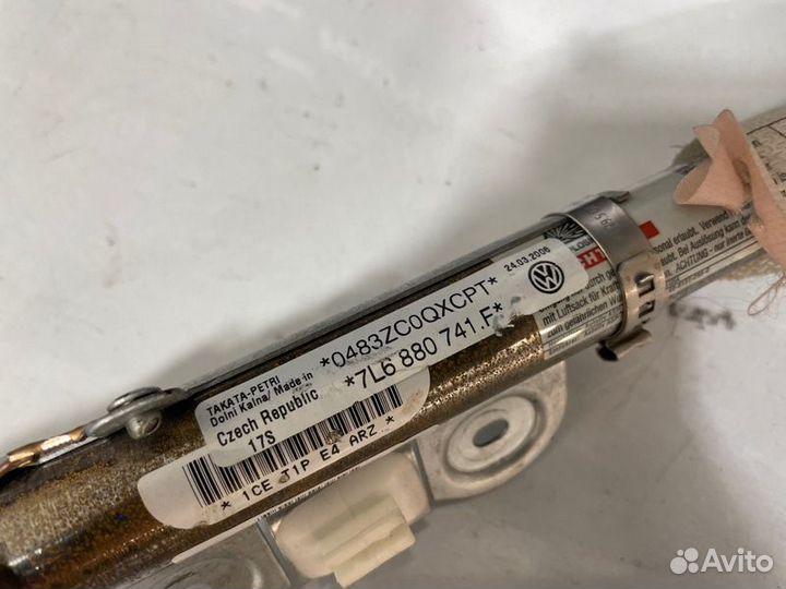 Подушка безопасности левая Volkswagen Touareg 7L