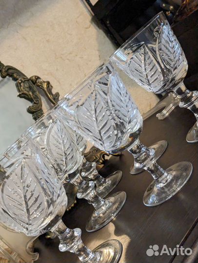 Хрустальные бокалы для вина СССР