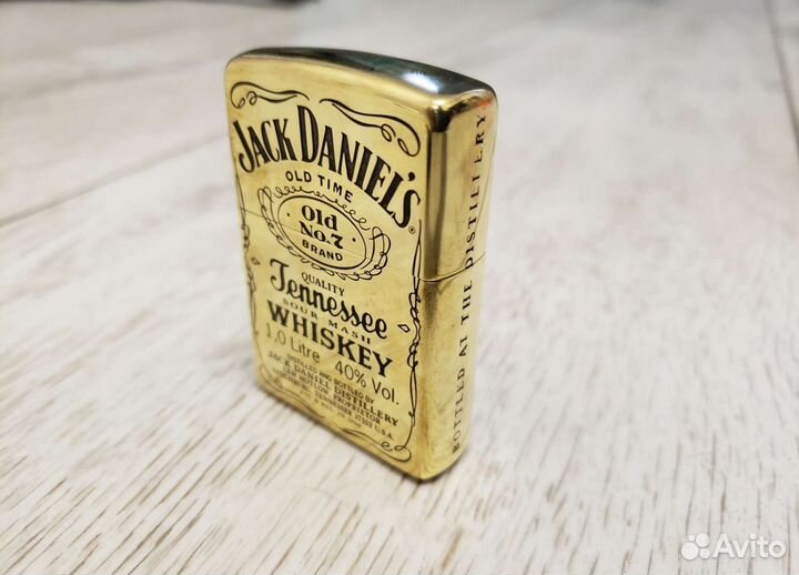 Зажигалка zippo с гравировкой Jack Daniel's