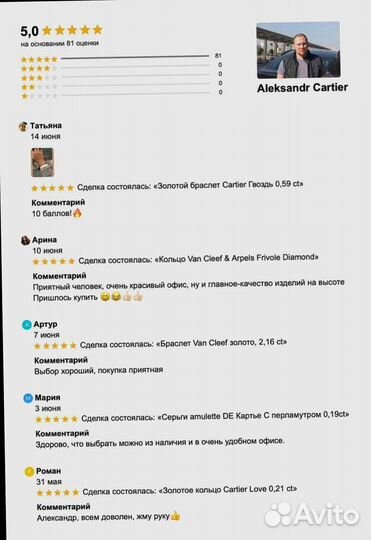 Chanel Золотые серьги 585 пробы