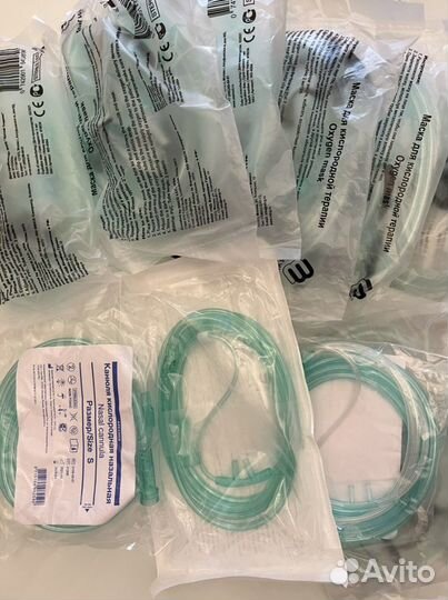 Маска, канюля для кислородного концентратора