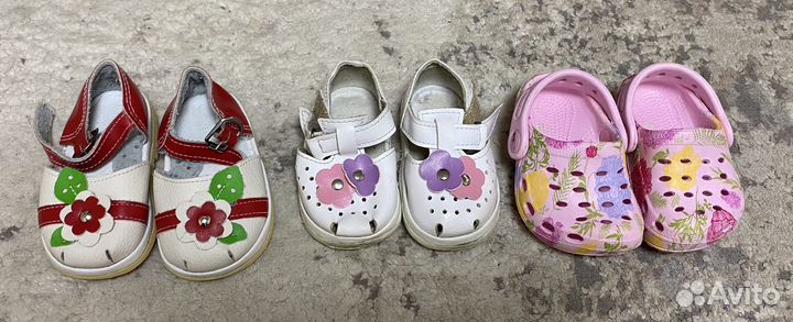 Обувь малышей на девочку