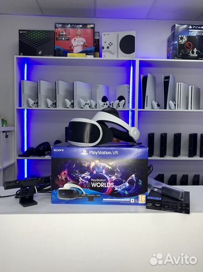 PS VR шлем виар на PS4/PS5. На гарантии. Отзывы