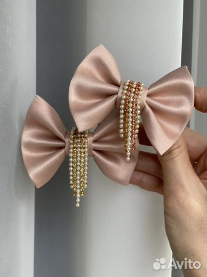 Заколки бантики автомат