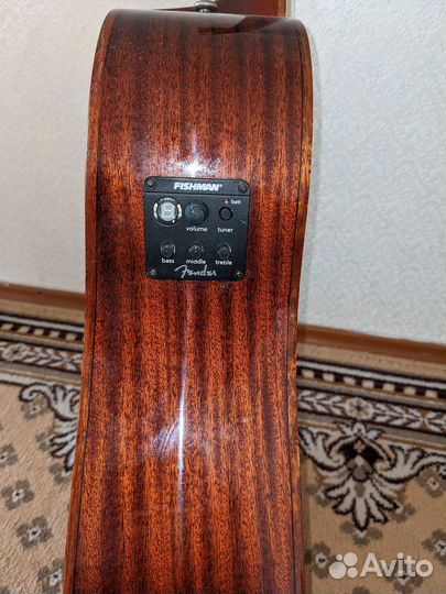 Электроакустическая гитара fender F-1020 SCE