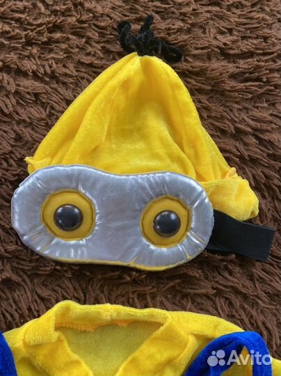 Новогодний костюм миньона на ребенка 2-5 года