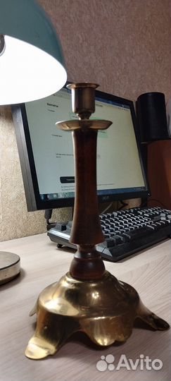 Подсвечник латунь СССР